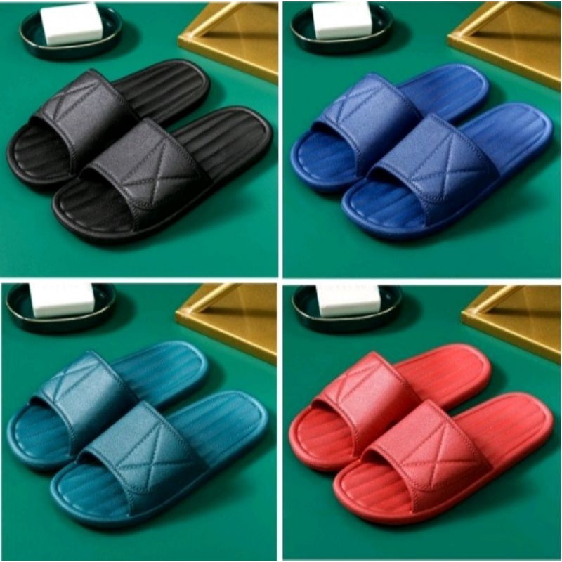Sandal korea/sandal rumah model korea/sandal karet anti slip/sandal pria/sandal wanita