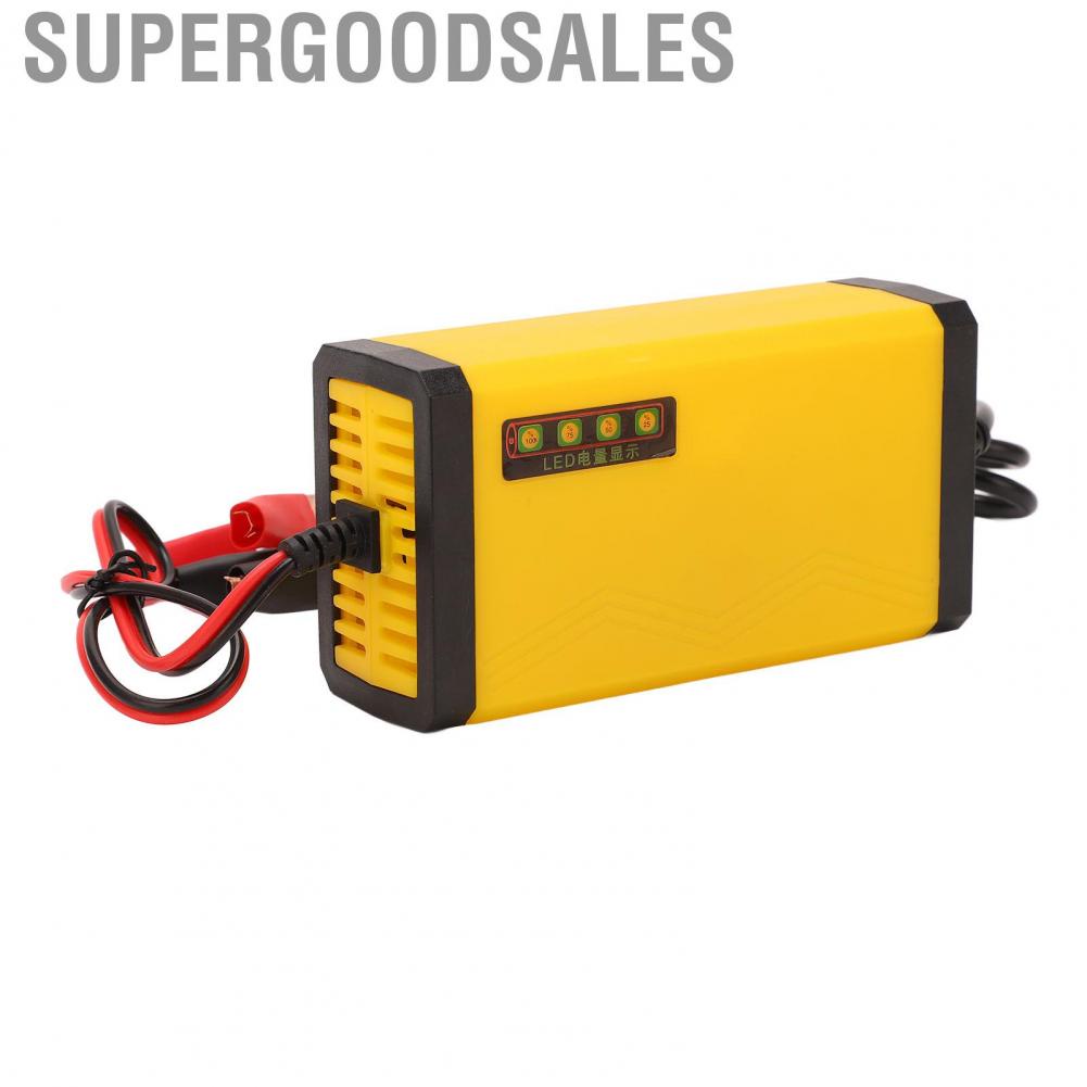 Supergoodsales DC 12V Smart   With LCD Display Multifunctional Automobile Maintainer EU Plug