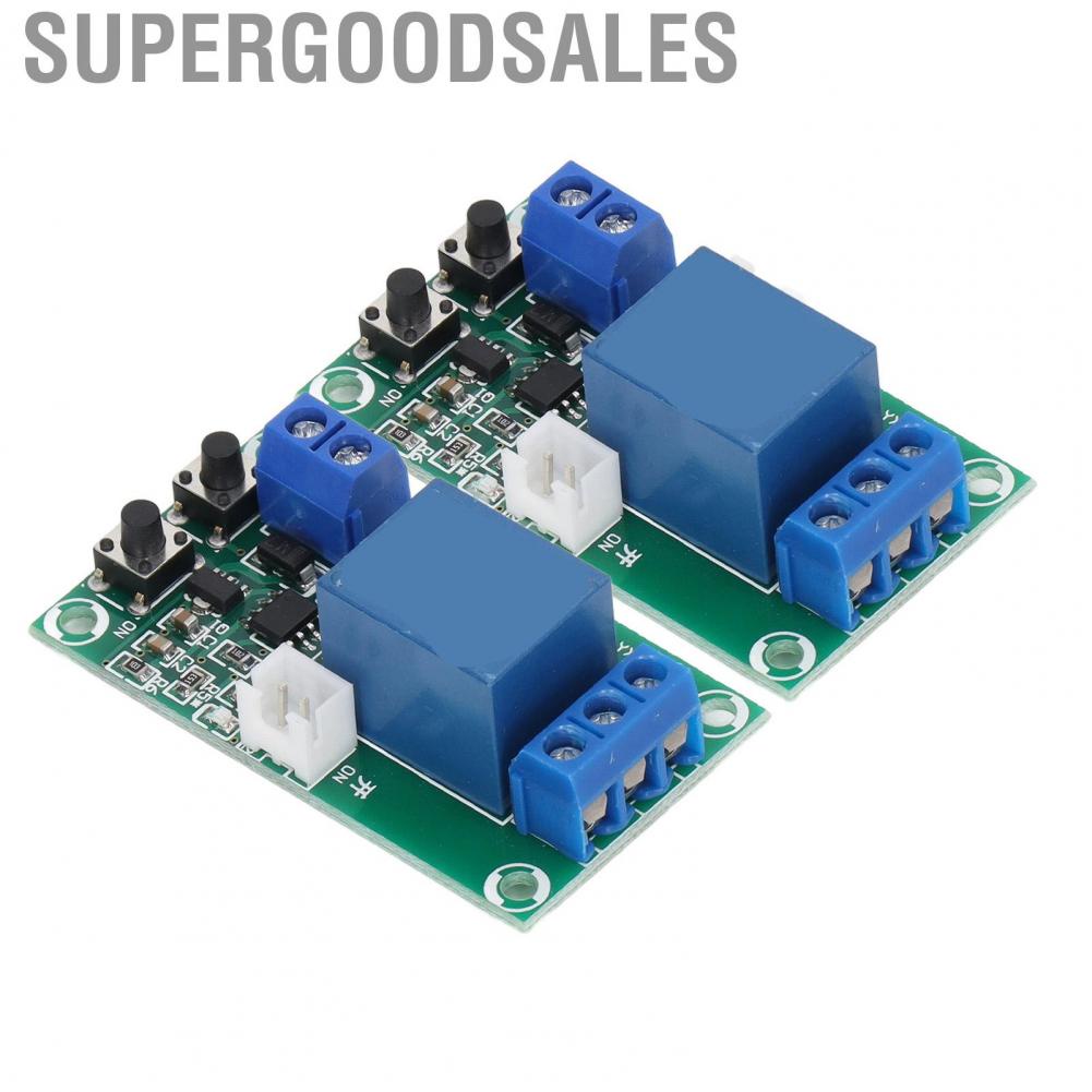 Supergoodsales 2X 12V Single Channel RS Trigger Circuit On Off Relay Module