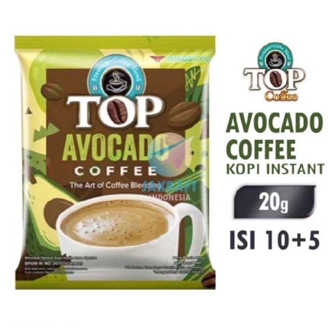 

Top AVOCADO Coffee isi 15 sachet x @22gr