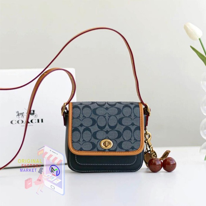 VS TAS COACH 3700 Rambler Crossbody 16 in Signature Chambray ORIGINAL