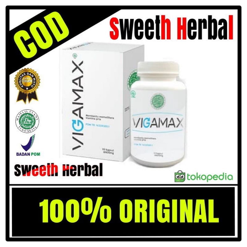 [Bisa COD] VIGAMAX ORIGINAL OBAT KUAT PRIA DEWASA TAHAN LAMA / obat vitalitas pria obat pembesar mr 