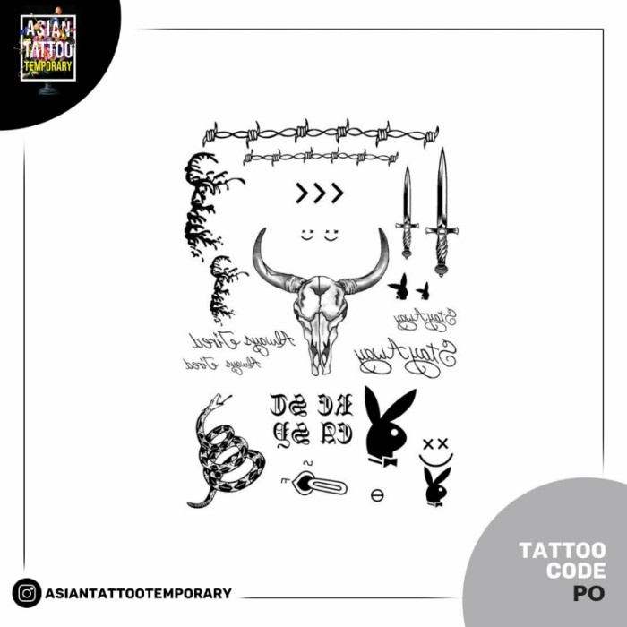 tatto temporery POST MALONE 1 - po 06