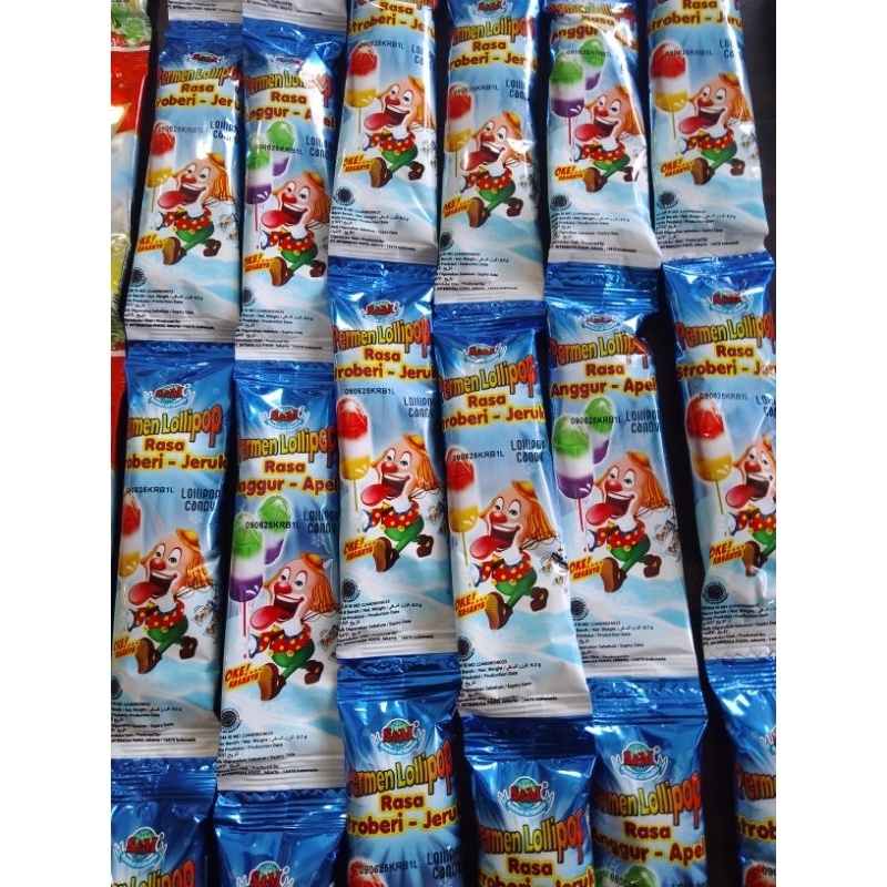 

Permen Lollipop 1 Renceng Isi 10 x @8.5gr