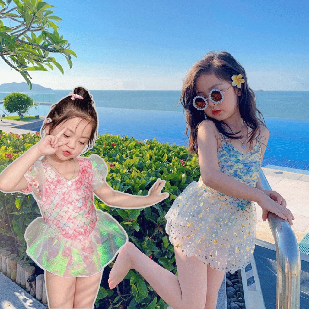 Ariel Swimsuit/ Baju Renang Anak Perempuan/ Swimsuit Anak Perempuan/ Swimwear Anak