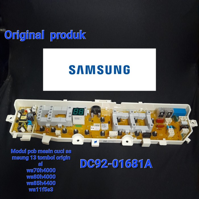 modul pcb mesin cuci samsung 13 tombol 100% Original DC92-01681A Gf27