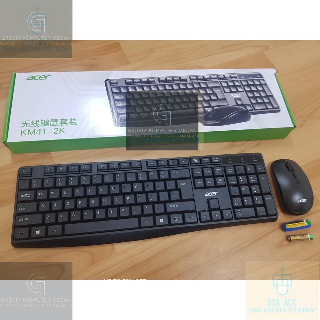 Keyboard Wireless Mouse Acer Km41 - 2k | Keyboard Wireless Mouse | Wireless Keyboard Mouse | Wireles