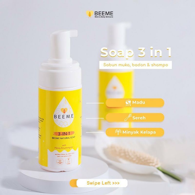 Beeme natural soap 3 in 1