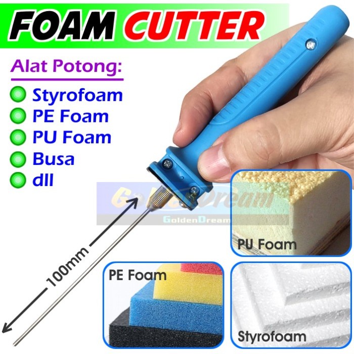 

Foam Cutter Pen Alat Potong Busa Heater Pisau Panas Styrofoam PE PU