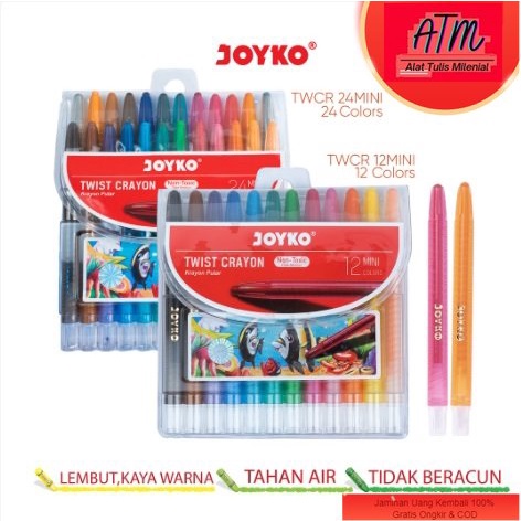 

Krayon Putar Twist Crayon Joyko TWCR