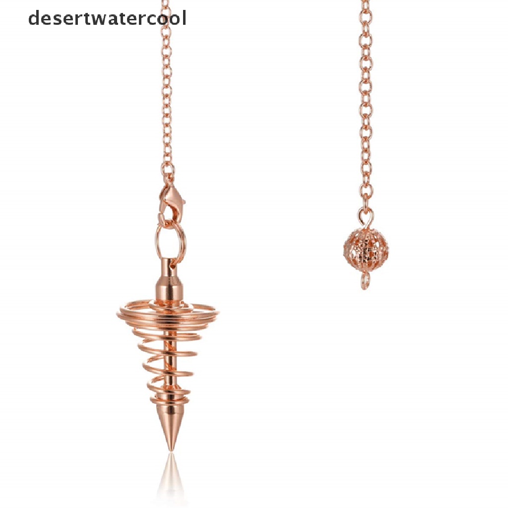 Deid Bandul Bandul Logam Bandul Untuk Dowsing Spiral Cone Antik Piramid Bandul Perhiasan Martijn