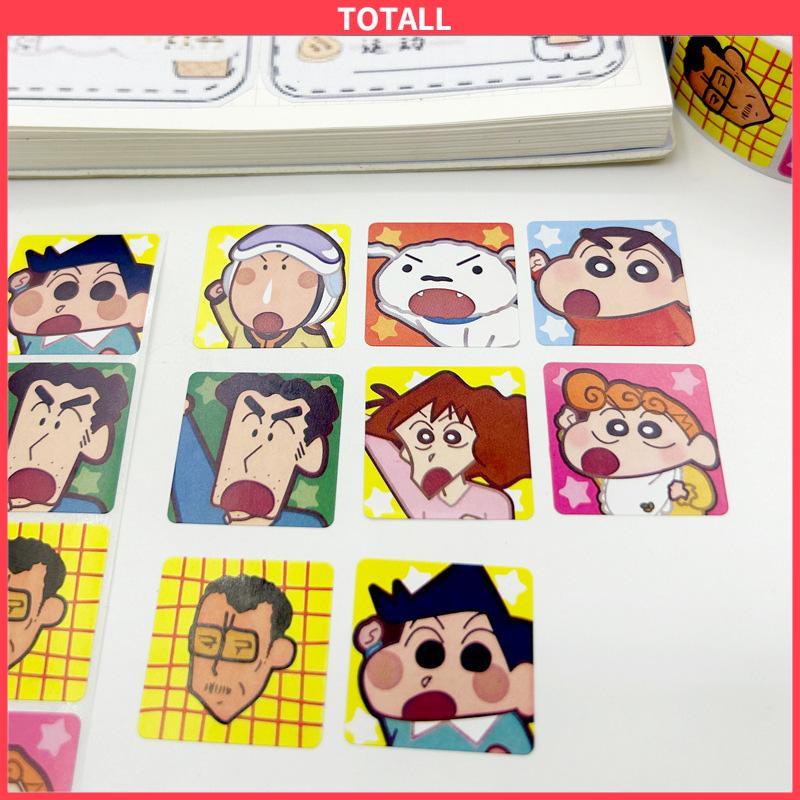 COD Kartun Lucu Bahan Scrapbook Sticker Melody Crayon Shin-chan Line Dog DIY Stiker Dekoratif-Totall