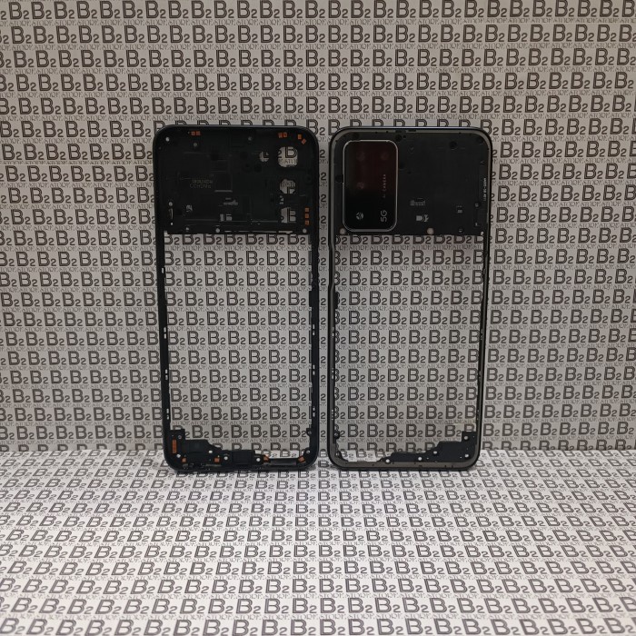 MIDDLE TULANG TENGAH - BEZEL TUTUP MESIN FOR OPPO A55 - Hitam