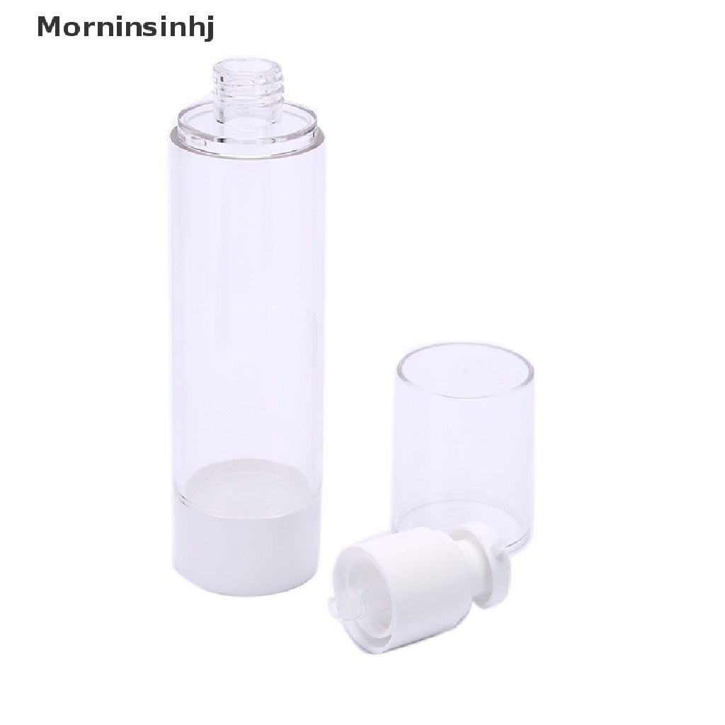 Mornin Botol Plastik Transparan Airless Pump Vacuum Bottle 5-120ml id