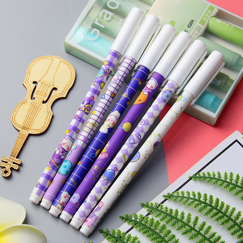 

6pcs Pena Pulpen Pen Astonot Ungu GoK-ST0324