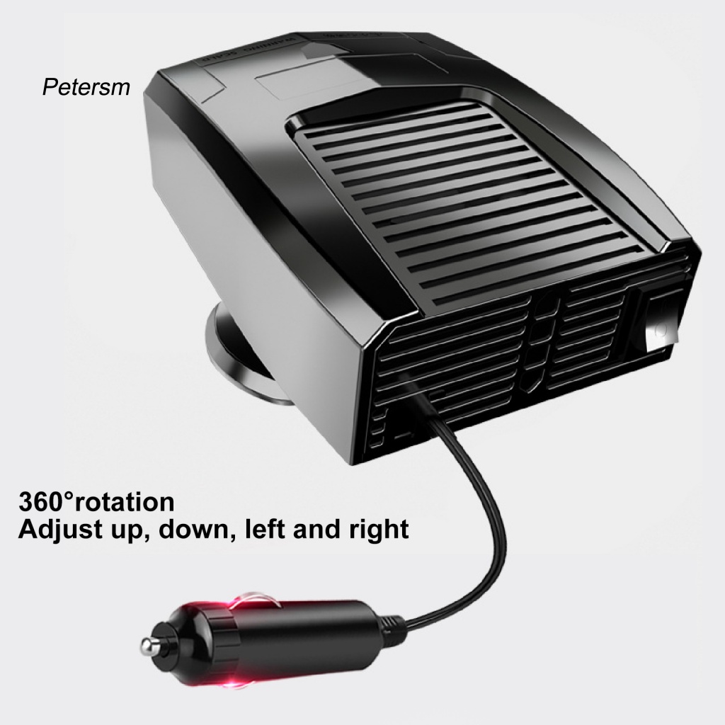 Pemanas Mobil Portable PP Untuk Van 360derajat Rotate Car Defogger Hemat Energi
