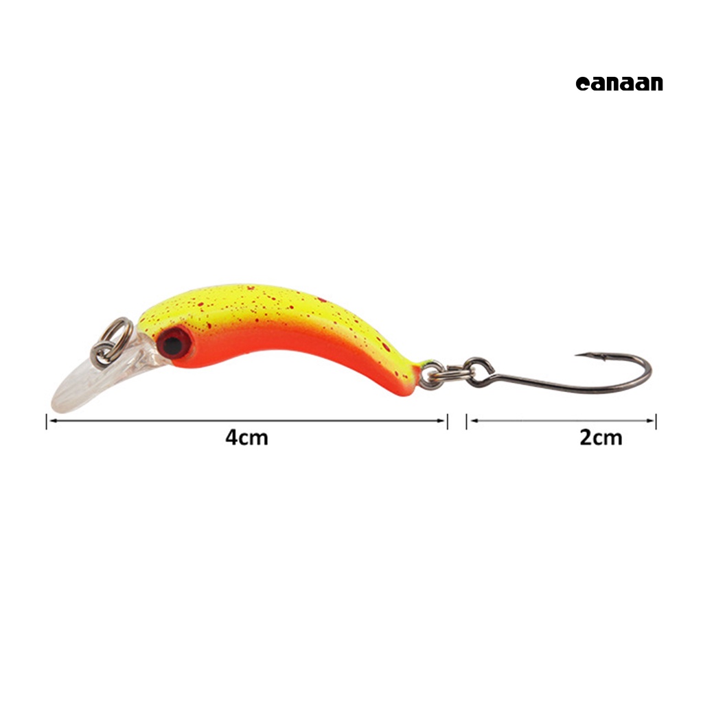 Cnn-5pcs 4cm/1.4g Memancing Umpan Realistis Tajam Kait 3D Simulasi Mata Mini Crankbait Wobbler Umpan Keras Buatan Memancing Tackle Untuk Outdoor
