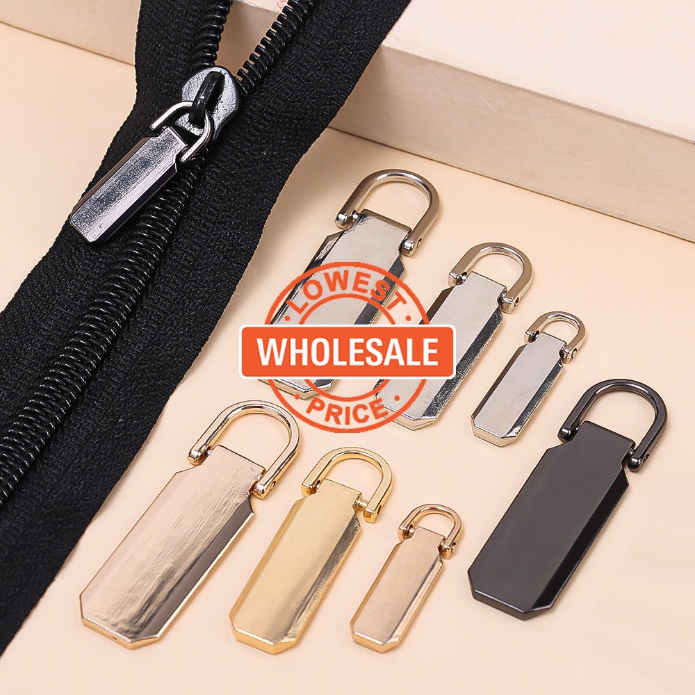 [Top Picks] Detachable Zipper Pull Tabs Metal Zipper Handle Zipper Pull Perbaikan Pengganti Pakaian Koper Jaket Ransel Boots Dompet Mantel