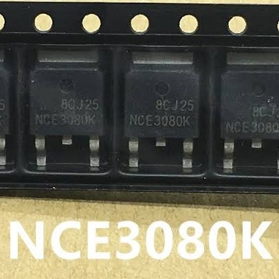 Sparepart NCE3080K NCE3080 3080 NCE NCE3O8OK Mosfet SMD 80A 30V N-Ch To-252 Fet Berkualitas