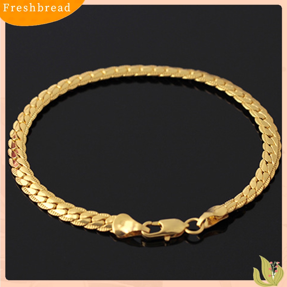 &lt; Freshbread &gt; Pria Wanita DIY Perhiasan Tangan Butik Fashion Rantai Samping Pesta Tanggal Gelang