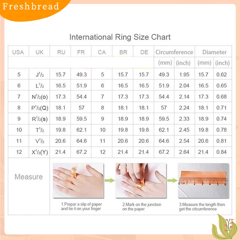 &lt; Freshbread &gt; Perhiasan Fashion Wanita Kreatif Jari Dekorasi Alloy Baris Tunggal Geometri Cincin Untuk Pernikahan