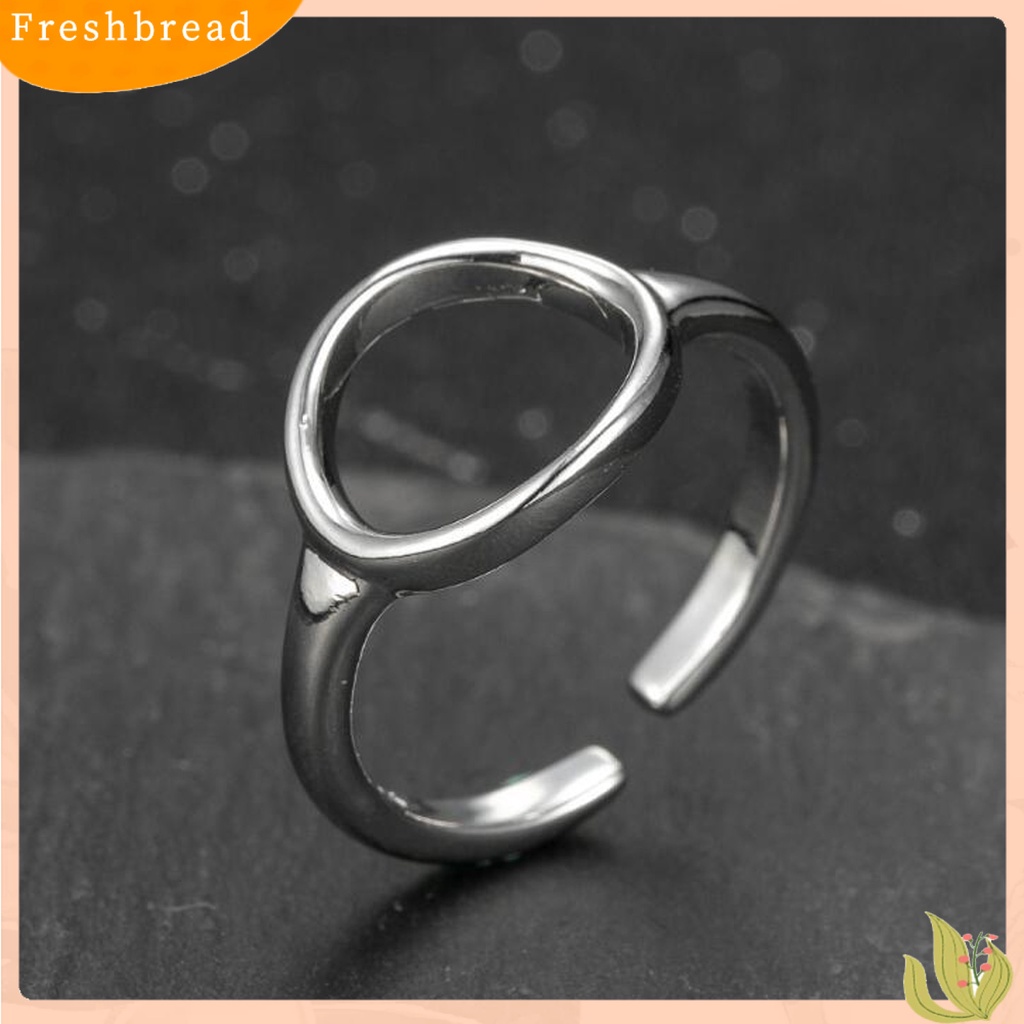 &lt; Freshbread &gt; Cincin Unisex Dapat Disesuaikan Karat Tidak Iritasi Anti-Oksidasi Tahan Luntur Ultra-Ringan Beberapa Gaya Cinta Hati Gaya Bulat Unisex Finger Ring Hadiah Ulang Tahun