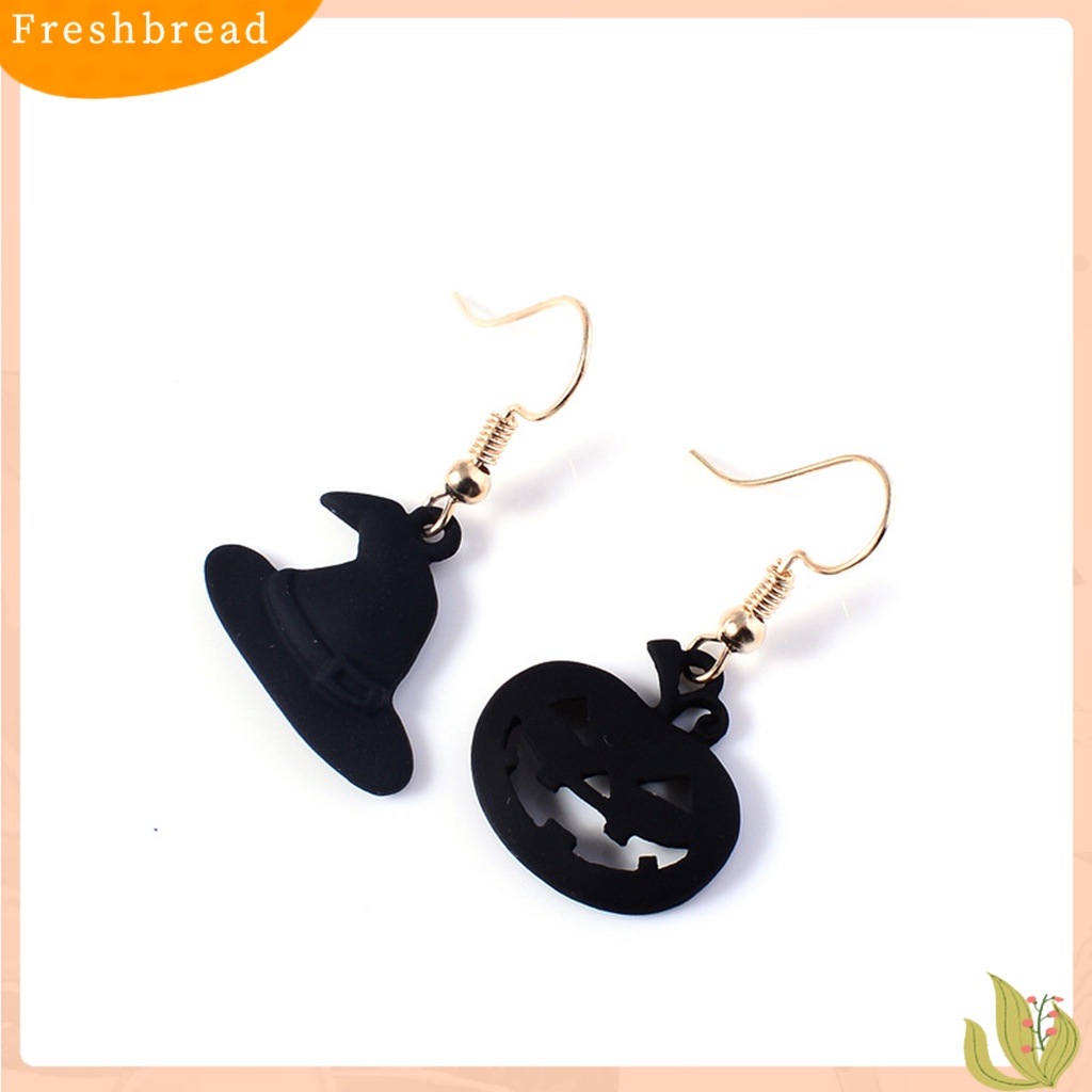 &lt; Freshbread &gt; 1pasang Anting Halloween Pengerjaan Halus Aksesoris Shiny Semua Pertandingan Indah Alloy Original Ilustrasi Gaya Aksesoris Untuk Pacaran