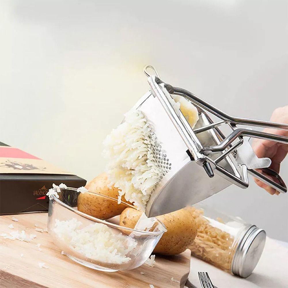 Alat Press Kentang FISHSTICK Lepas Pasang Manual Buah Dapur Sayur Garlic Press