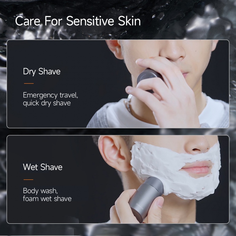 Youpin ShowSee Smart Sensor Shaver Mini Body Stong Power IPX7 Tahan Air Wireless Elektrik Jenggot Cukur Pria Mesin Cukur