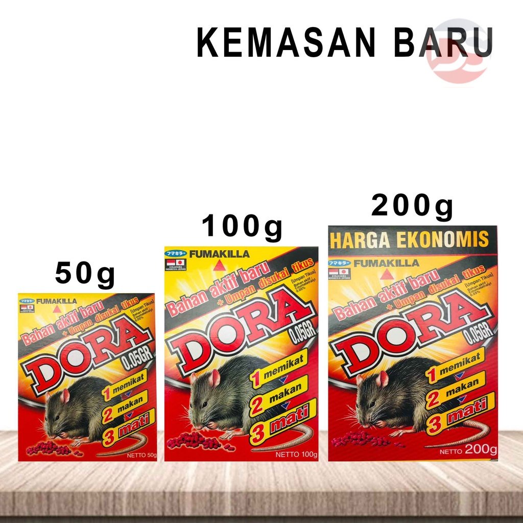 FUMAKILLA DORA RACUN TIKUS 50g/ 100g/ 200g