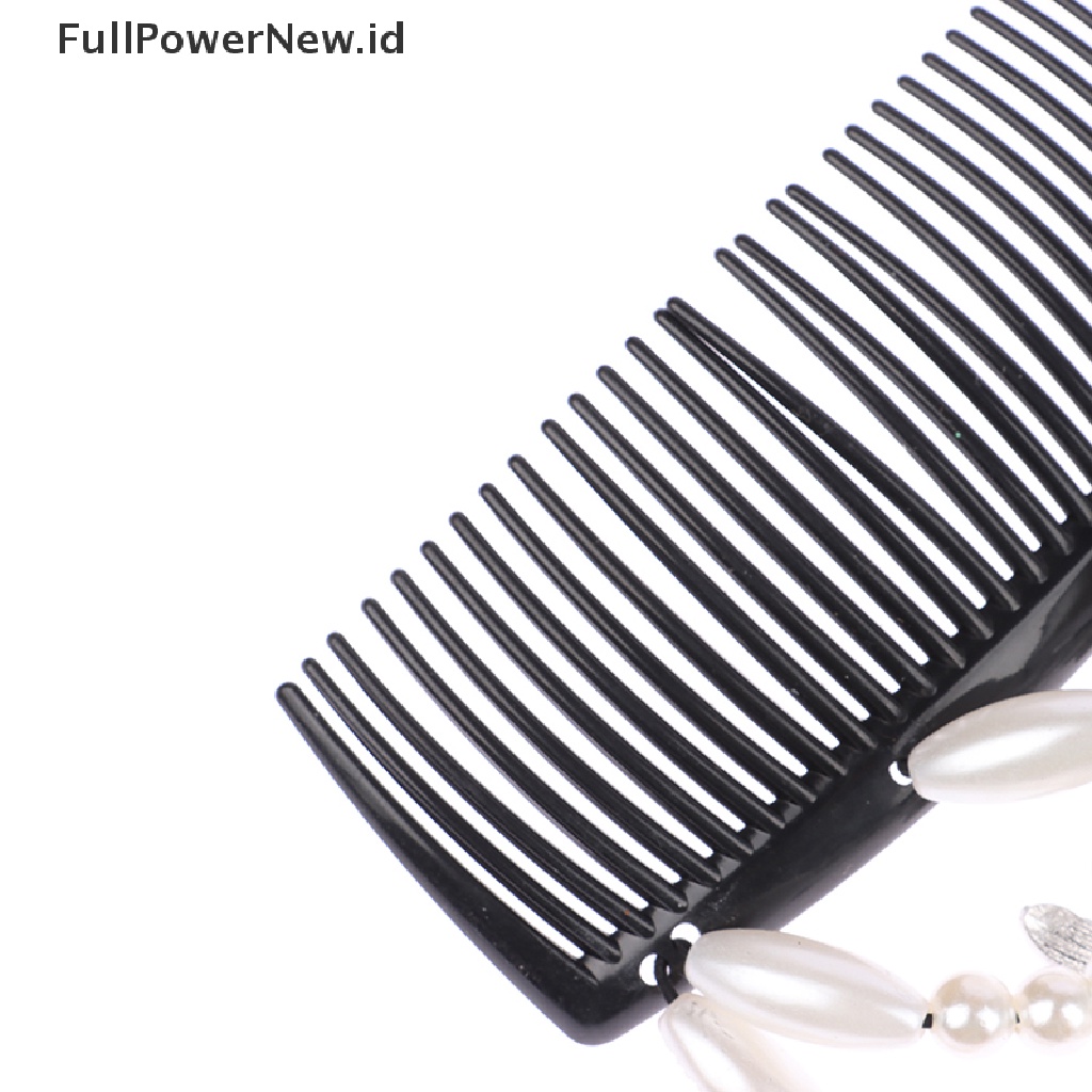 Power Wanita DIY Manik-Manik Berlian Imitasi Mengkilap Rambut Cakar Klip Hiasan Kepala Sanggul Ponytail Holder ID