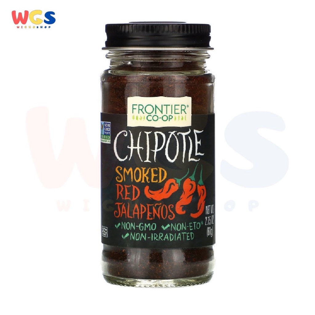 Frontier Natural Chipotle Smoked Red Jalapenos Spice Non GMO 61g