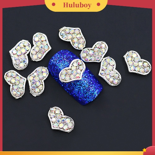 {In Stock} 10xfashion 3D Glitter Berlian Imitasi Nail Art Sticker Perhiasan Alloy DIY Dekorasi