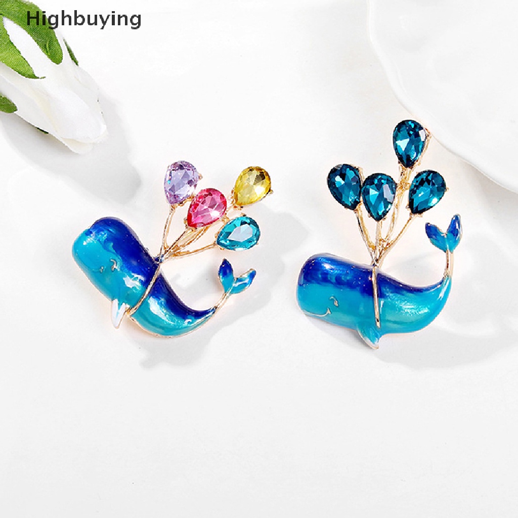 Hbid Fashion Fly By Balloon Whale Bros Untuk Wanita Syal Pakaian Pesta Bros Pin Accessrries Hadiah Glory