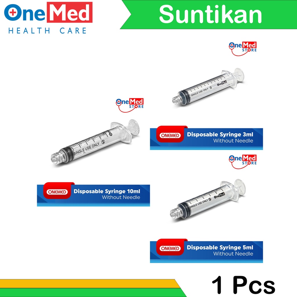Syringe Without Needle Onemed Pcs