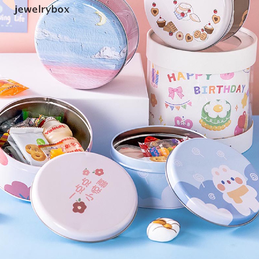 [jewelrybox] Kartun Tinplate Candy Box Koper Serba Serbi Penyimpanan Perhiasan Dapat Home Decor Boutique