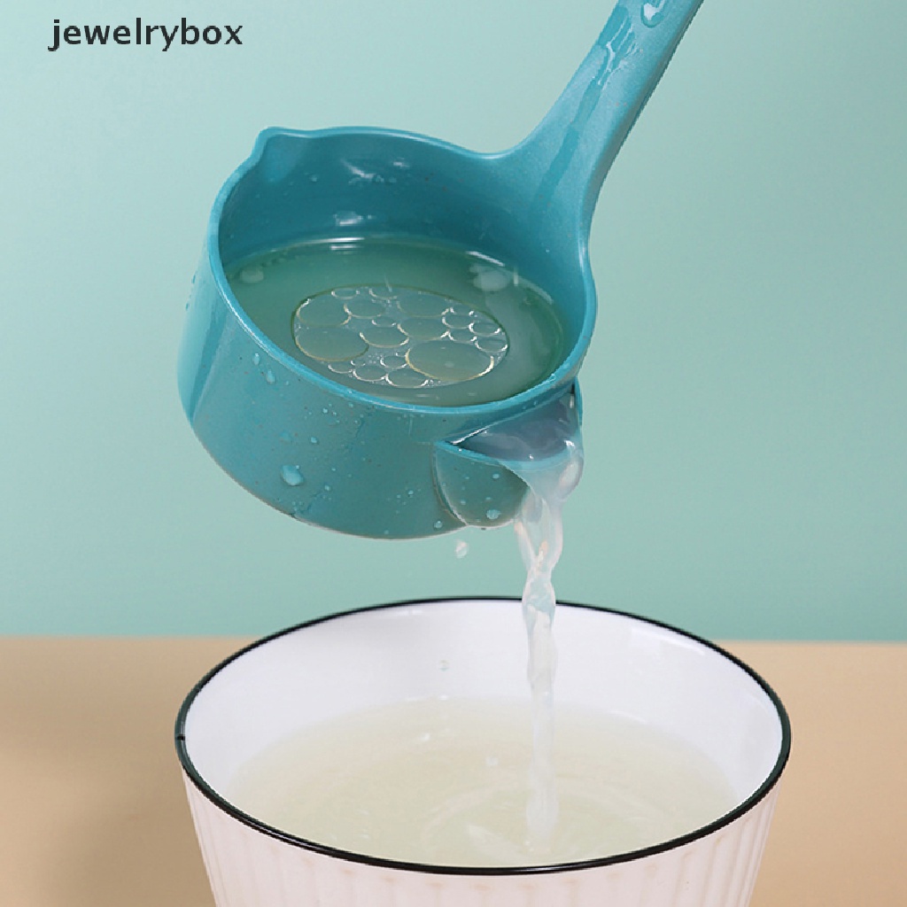 [jewelrybox] Handle Soup Spoon Sendok Pemisah Minyak Sup Colander Spoon Filter Grease Spoon Butik