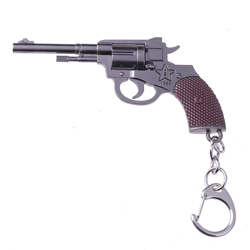 Miniatur Senjata Bisley Pistol Gun PU BG Mini Asli Import Koleksi Pajangan Hiasan Gantungan Kunci