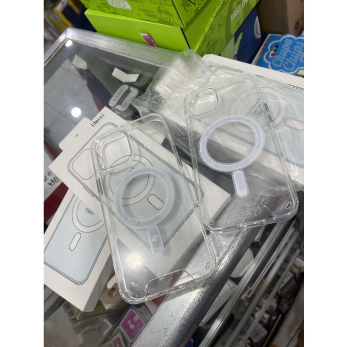 Clear Case Magsafe iPhone 15 14 13 12 11 Pro Max Plus Mini XR X XS Max Apple Softcase Bening Silikon Jelly