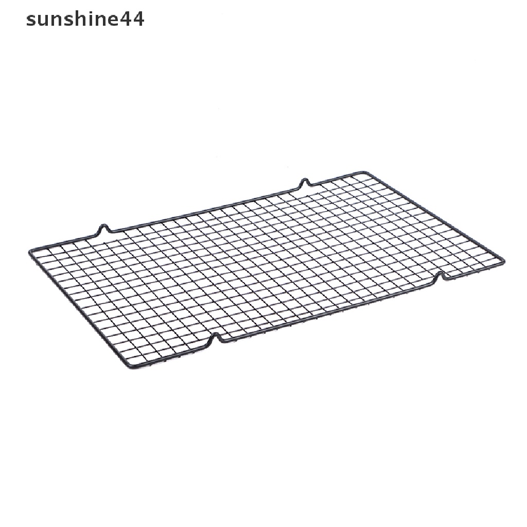 Sunshine Black Non Metal Cake Cooling Grid Rack Net Biskuit Roti Pengering Berdiri ID