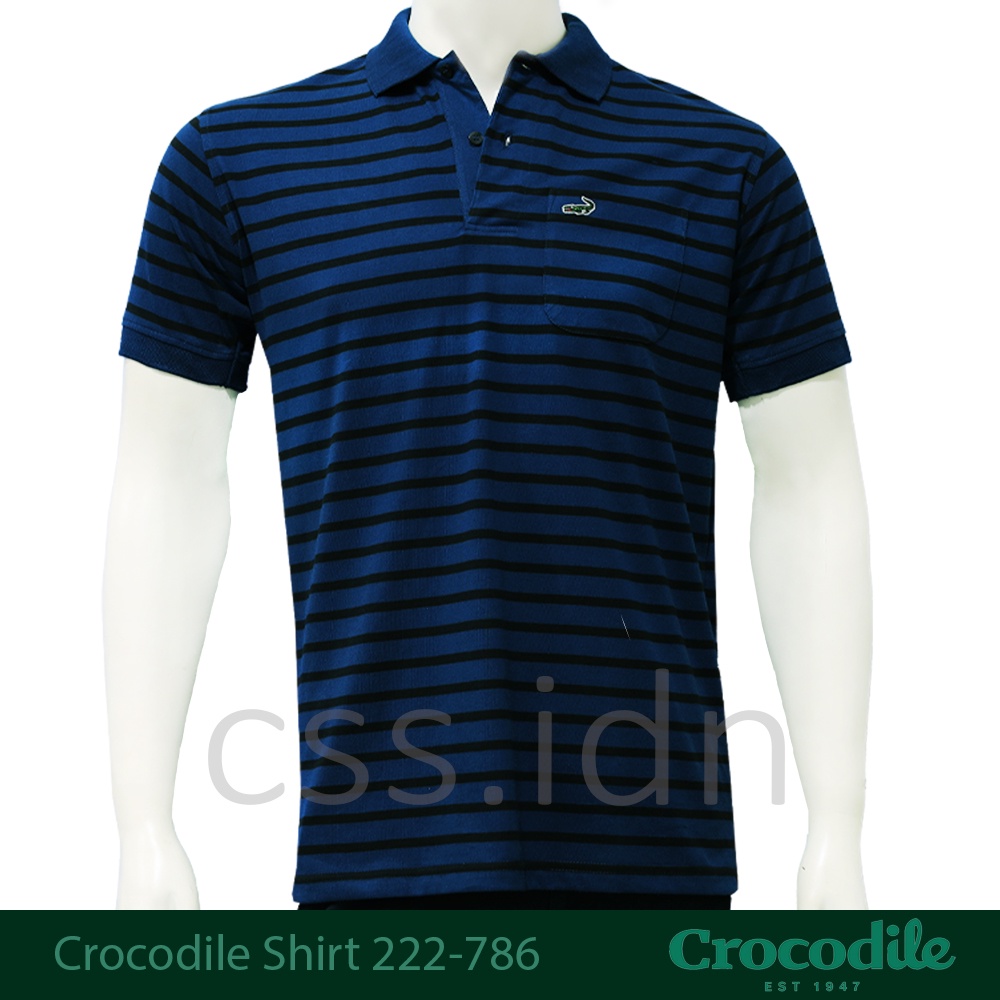 Kaos Kerah Polo Pria Crocodile Slim Fit 222-786