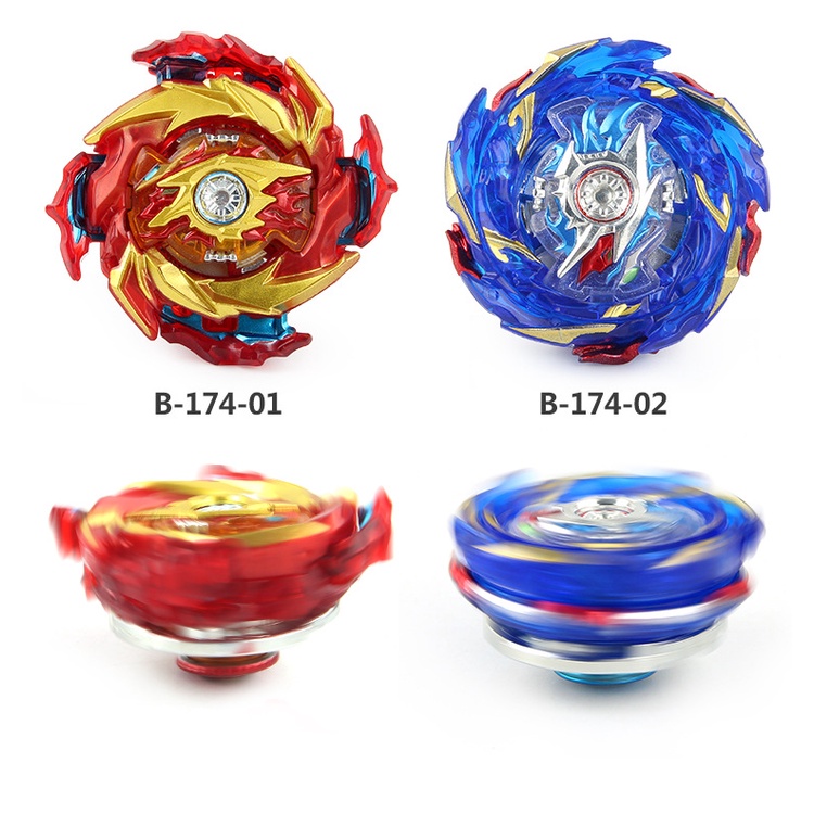 Fusion Metal B174 B186 Beyblade Burst Peluncur Kawat Dua Arah Battle Spinning Top Mainan Untuk Hadiah Ulang Tahun Anak