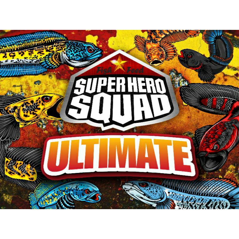 Pelet ikan channa SUPERHERO SQUAD ULTIMATE SERIES