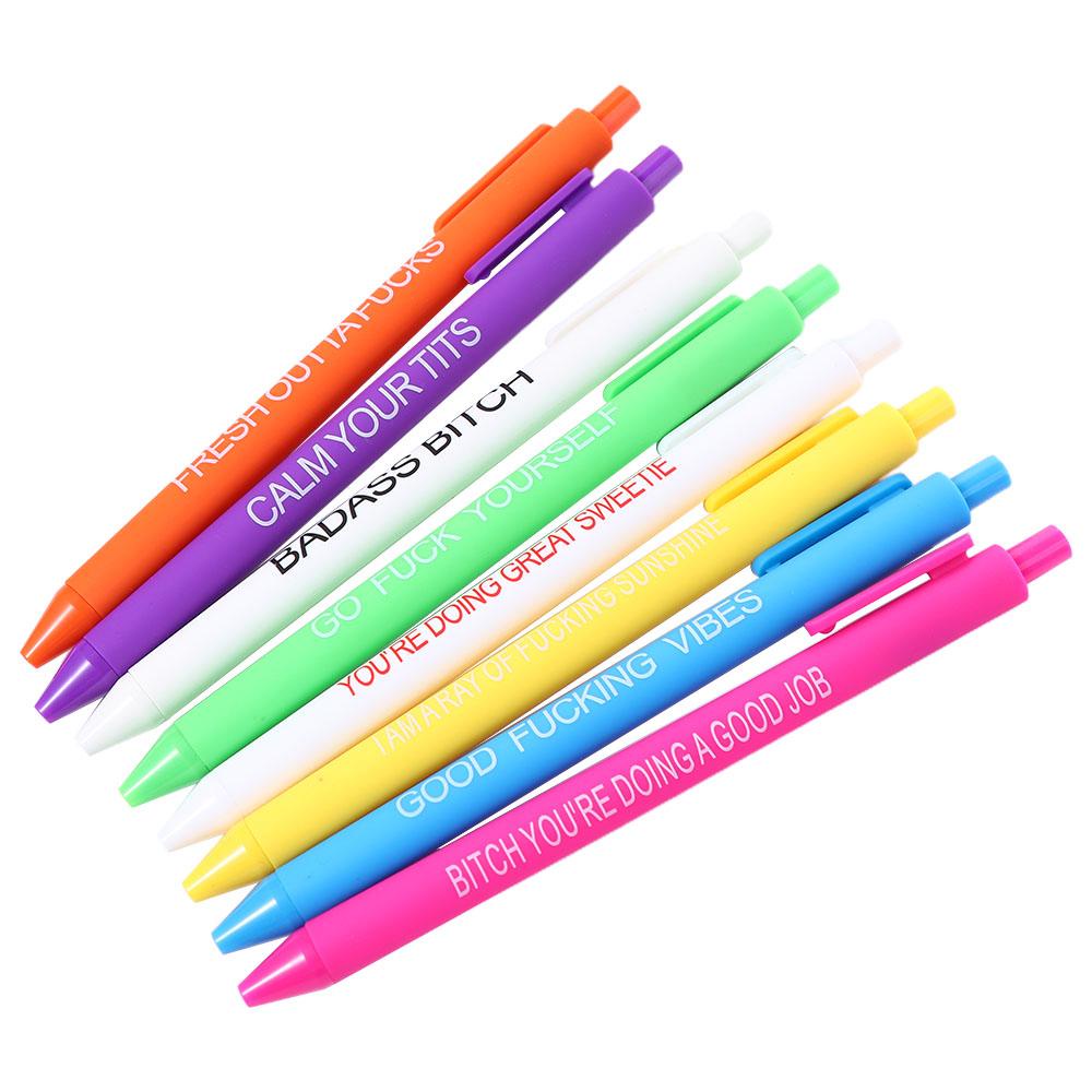 【 ELEGANT 】 Bolpoin Bolpoin Perlengkapan Sekolah Novelty Sister Gift Tinta Pulpen Tulisan 0.5mm Pulpen Lucu