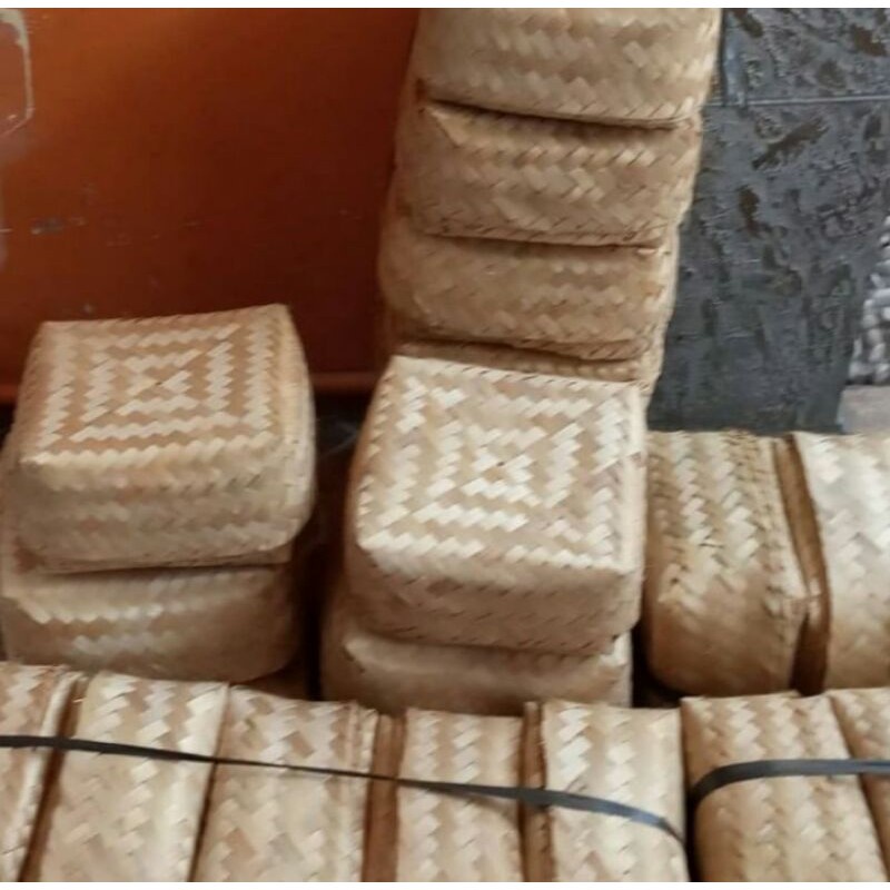 

[ Besekraf ] Besek Bambu 25x25 cm