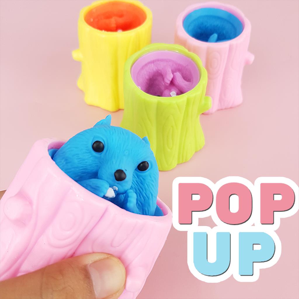 Mainan Anak Squishy Pop Up Karet Silikon/ Mainan Squishy Pencet