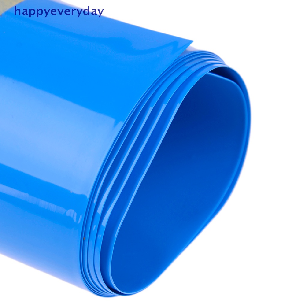 [happy] 18650alat Pembungkus Li-ion Heat Shrink Tube Skin PVC Shrinkable Film Tape Sleeves [ID]