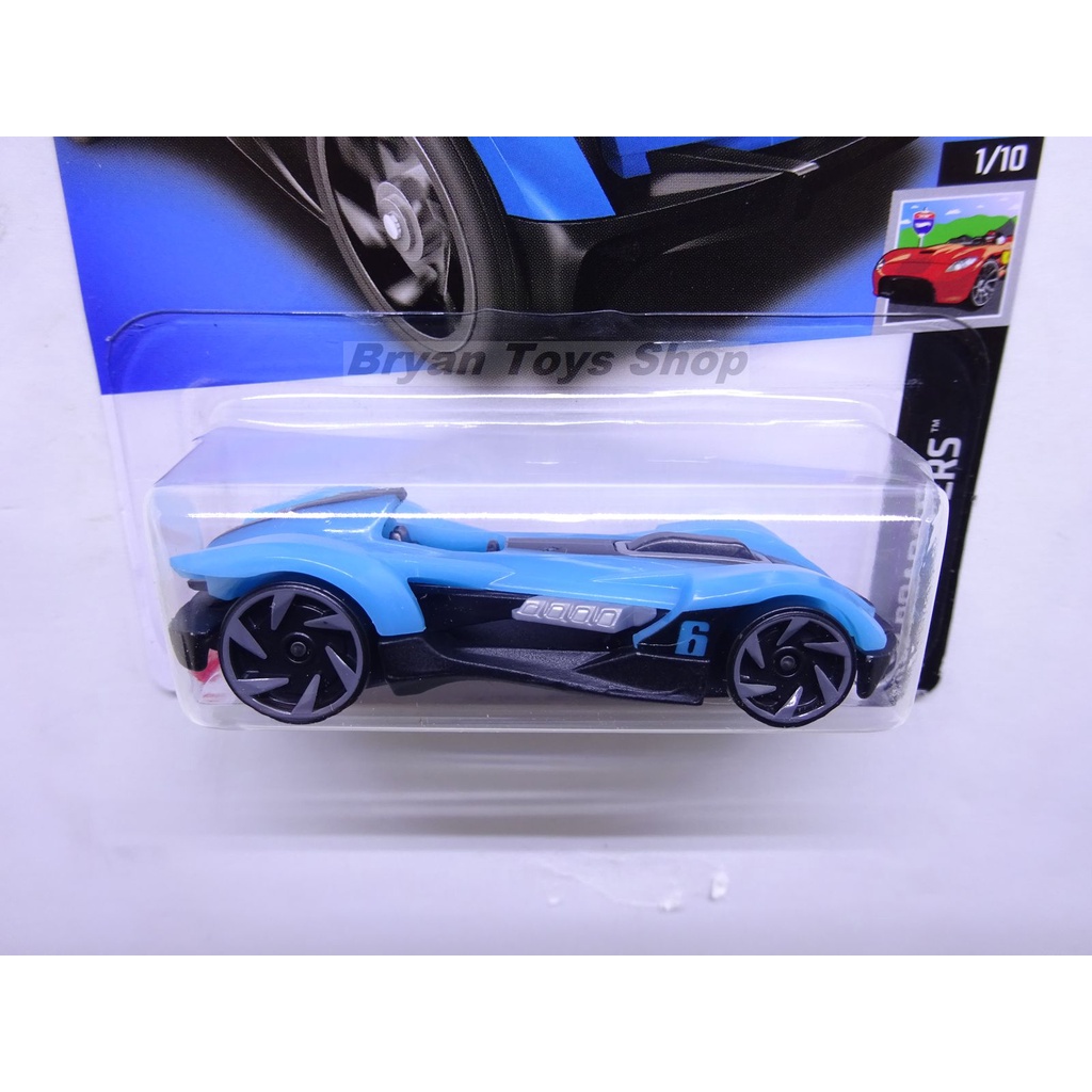 Hot Wheels Roadster Bite Biru - Mobil Balap