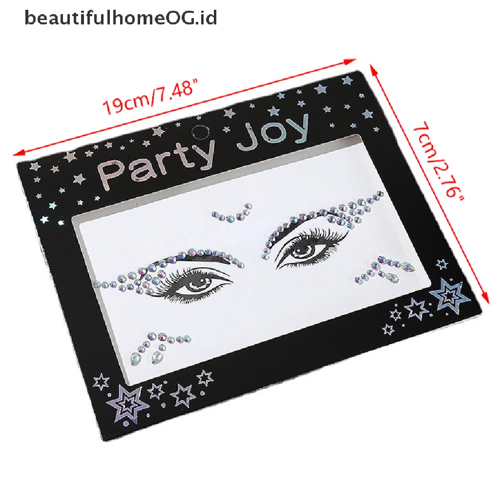 // Beauty// Face Jewels Crystal Body Art Stiker Make Up Festival Face Gems Tatto **