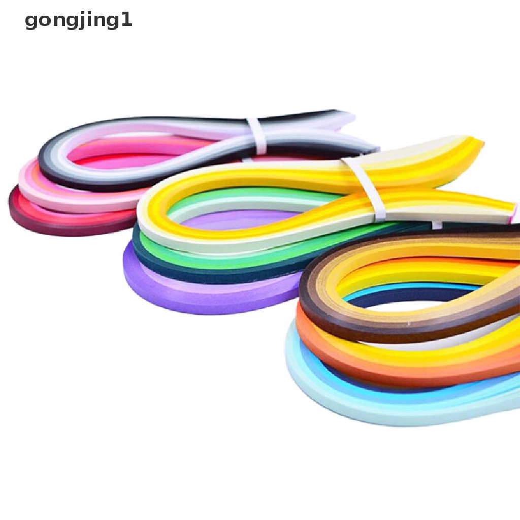 Ggg 100x Quilling Paper Strips Kertas Origami Lucky Star Paper DIY Kerajinan Tangan Hadiah ID